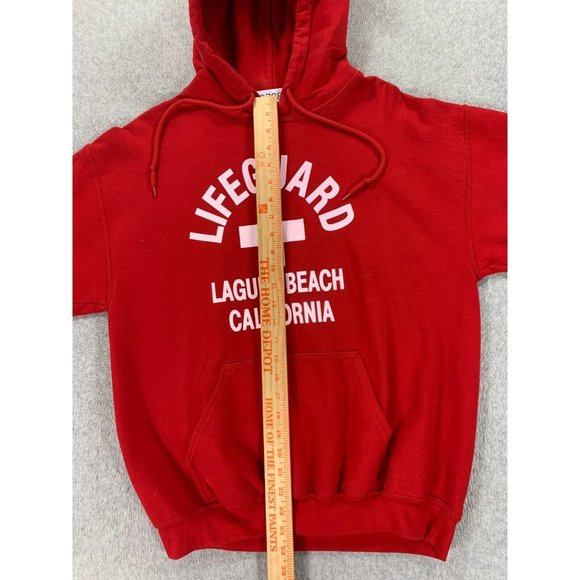 Gildan Red Lifeguard Hoodie - Picture 10 of 12